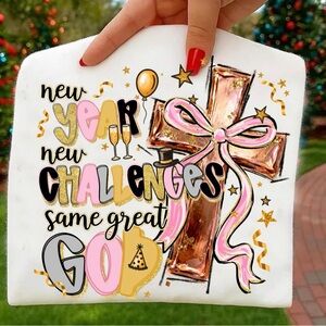 Festive White Clutch with Colorful Design